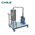 liquid filling machine. Filter car with stainless steel tank Factory